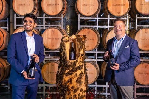 Chandon Aurva_Kaushal Khairnar, Head Winemaker Chandon India, Dan Buckle, Winemaking Director Chandon Australia