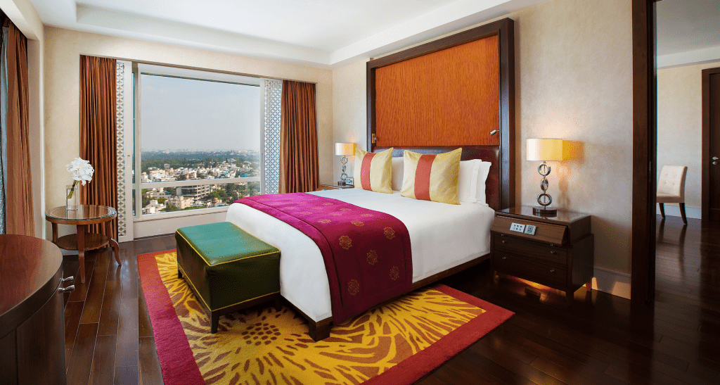 The Ritz Carlton, Bangalore — Panorama Suite Bedroom