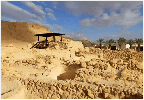 Archeological excavations at Qumran National Park in the Judean desert; Photo Credit: Dan Farkash