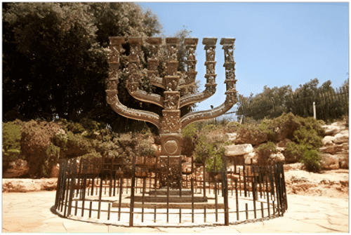 Knesset Menorah; Photo Credit: Noam Chen/IMOT