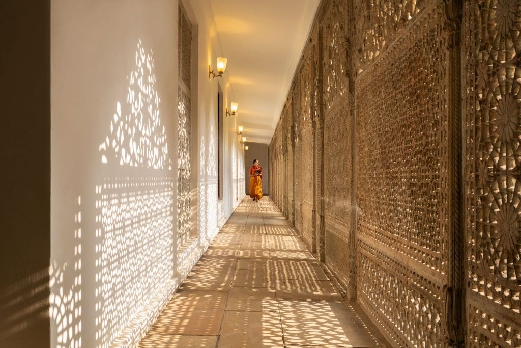 Filigree Wall Passage- Taj Usha Kiran Palace, Gwalior