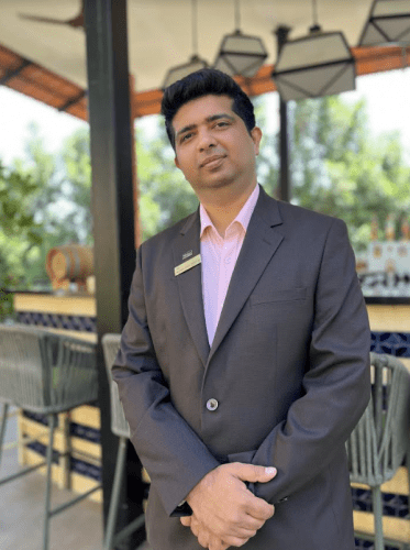 Jiten Arun Somaiya, F&B manager- The Westing Goa