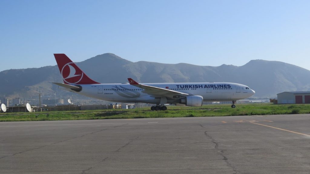 Turkish Airlines started flights to Kabul, the capital of Afghanistan