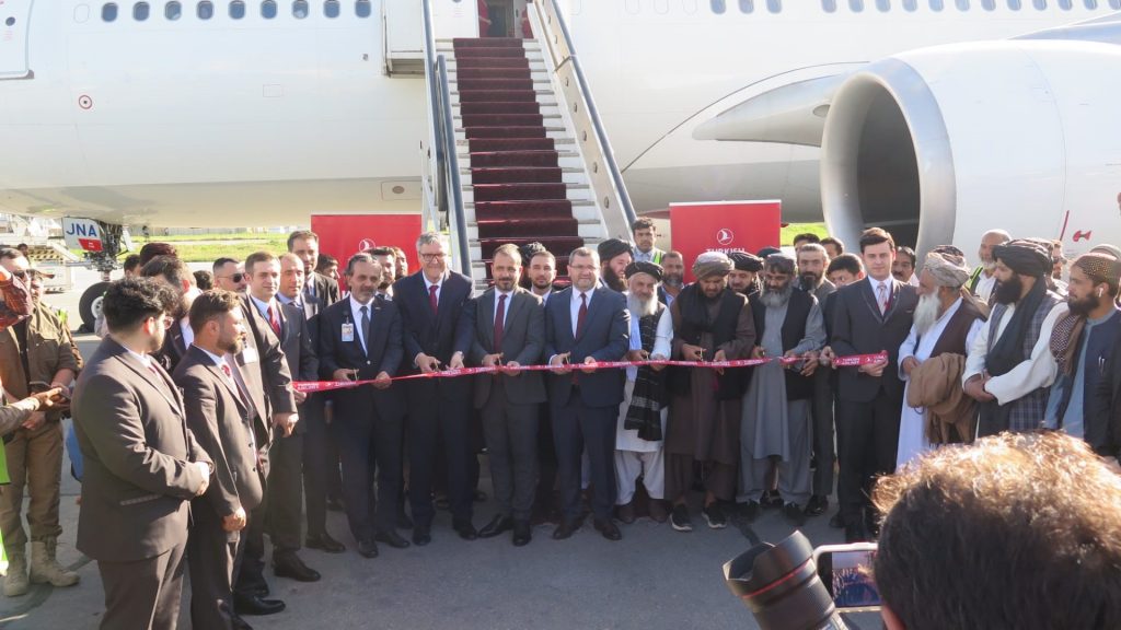 Turkish Airlines started flights to Kabul, the capital of Afghanistan