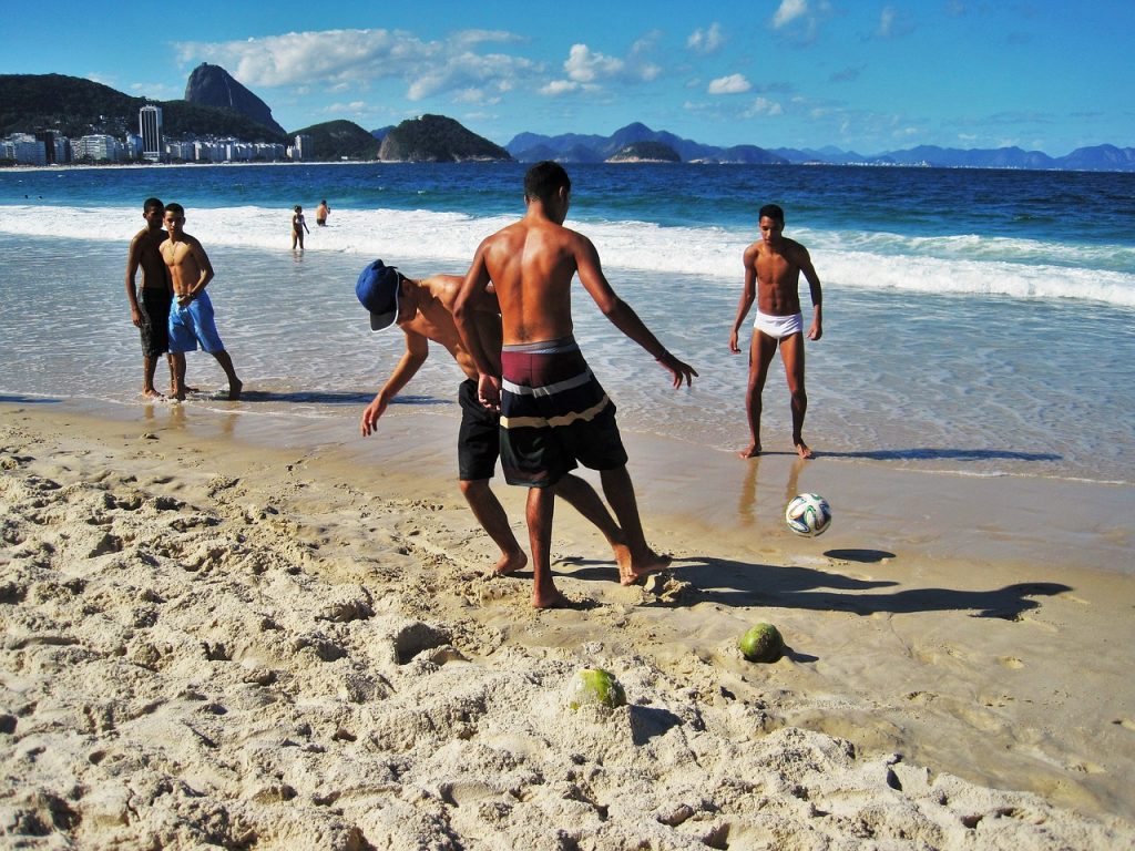 Beach Soccer at Copacabana Beach, Rio de Janeiro, Brazil (Image Courtesy: Needpix.com)