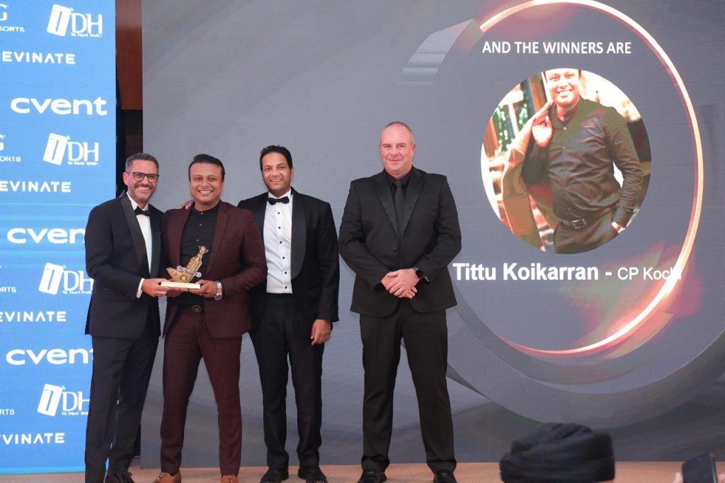 From the Left - Tarek Labib Head of Commercial - IMEA, IHG Hotels & Resorts, Tittu Koikkaran - Director of Sales & Marketing - Crowne Plaza Kochi, Simon Augustus - Director of Commercial - IMEA Luxury & Lifestyle, IHG Hotels & Resorts, Morris Ryan- Regional Sales Director - IMEA, IHG Hotels & Resorts.