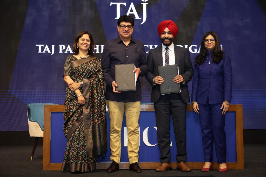 IHCL has announced the signing of a Taj hotel in Panchkula, Haryana. 