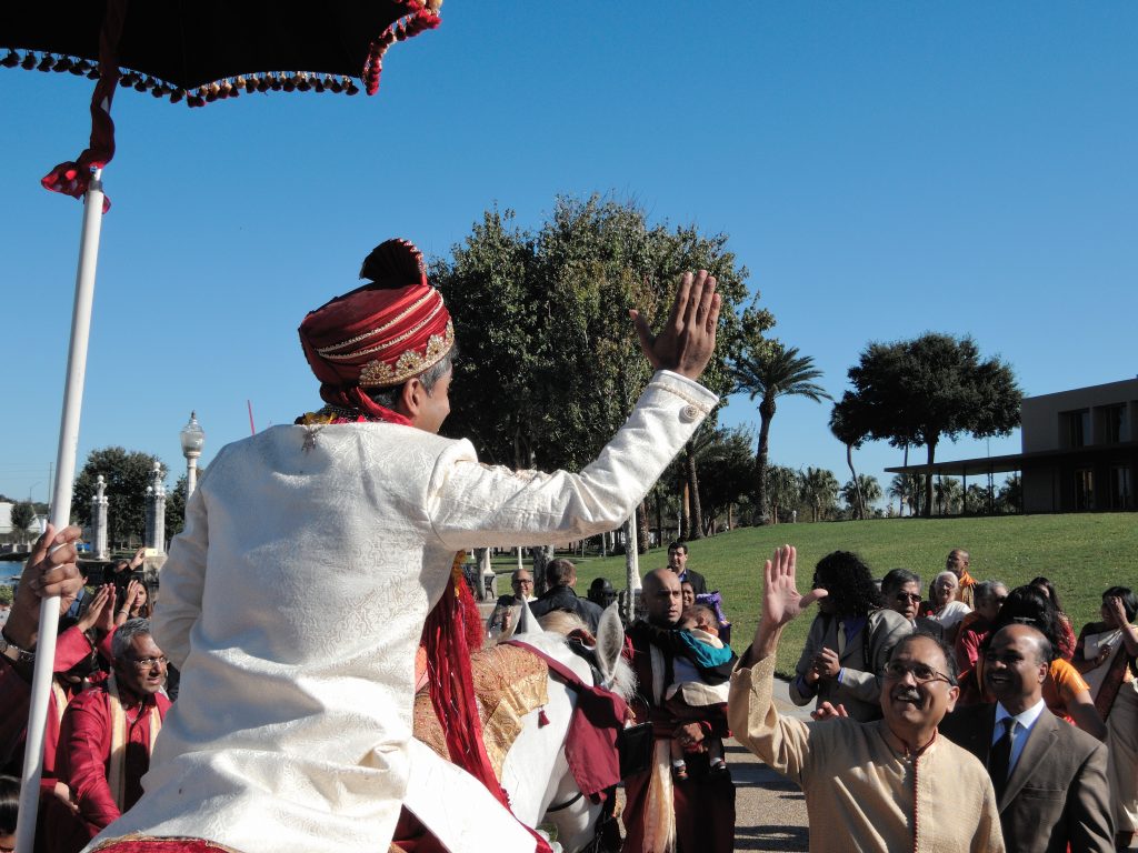 The groom arrives- rituals of a Kashmiri Hindu Wedding