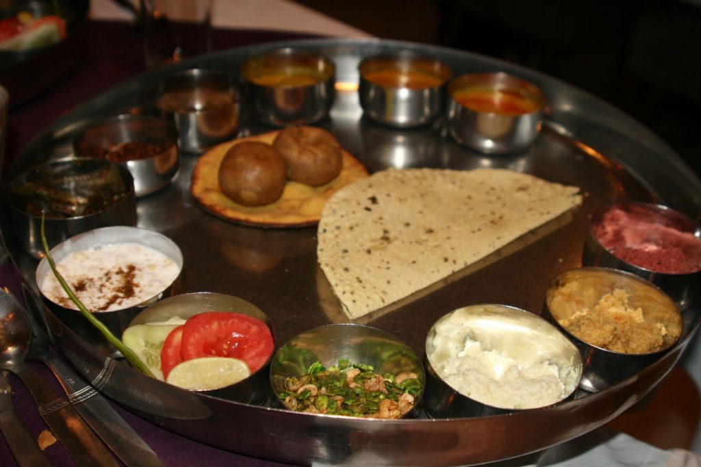 Rajasthani Thali (Image Courtesy: Flickr)