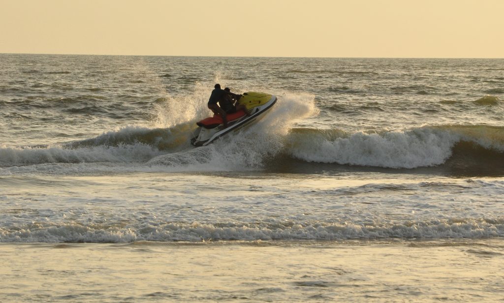 Jet skiing at Goa 