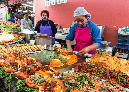 
Mexican street food Image credit 	Tomascastelazo via Wikipedia Commons