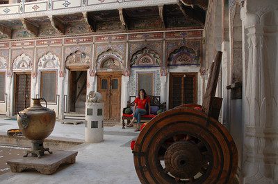 Mandawa Haveli, Shekhawati, Rajasthan. Image courtesy: Prashant Ram via Wikipedia Commons