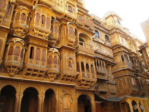 Patwon ki Haveli, Jaisalmer. Image courtesy: Sreesarkar via Wikipedia Commons