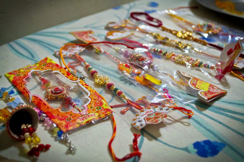 Beautiful Rakhis madeup of different materials