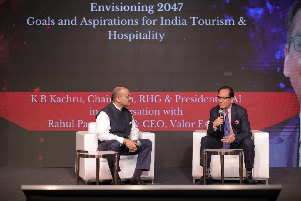 Fireside Chat: Envisioning 2047: Goals and Aspirations for India Tourism & Hospitality  at Today's Traveller Summit and Awards 2024