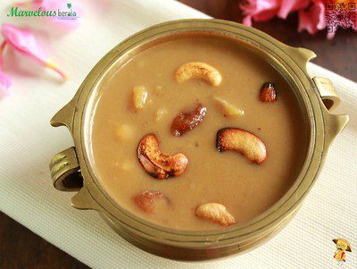 Ada Pradhaman Payasam Onam food