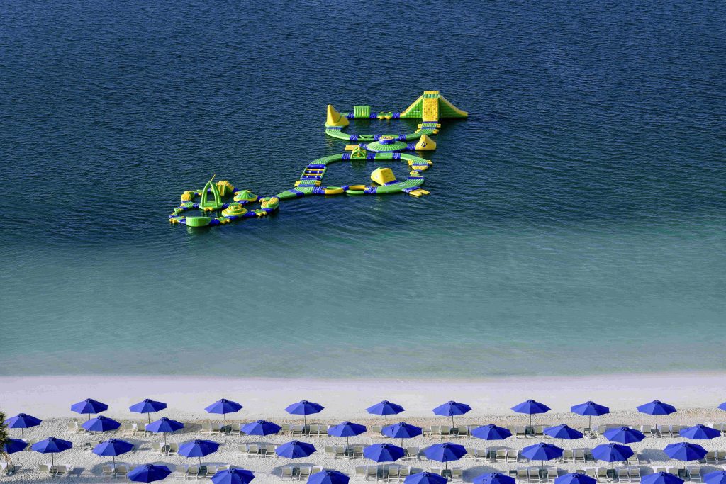 Floating Water Park at Mövenpick Resort Al Marjan Island, Ras Al Khaimah- One of the Adventure Travel Destinations 