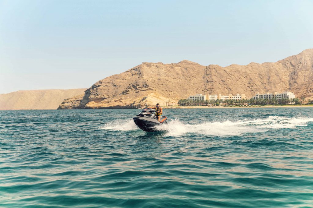 Jet ski at Shangri-La Muscat, Oman-  One of the Adventure Travel Destinations 