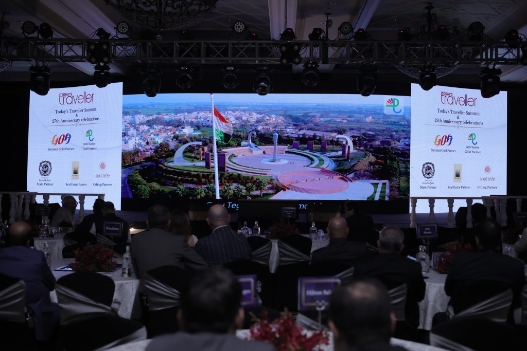 Video shot of Delhi Tourism  at Today's Traveller Summit and Awards 2024