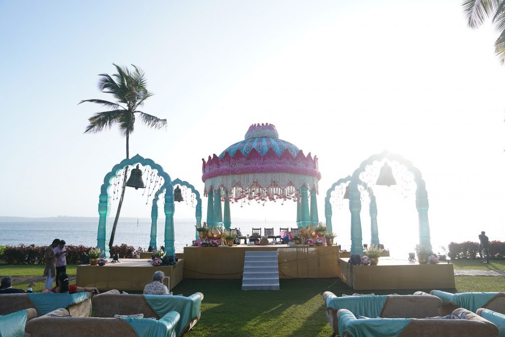 Wedding Setup By the Beach