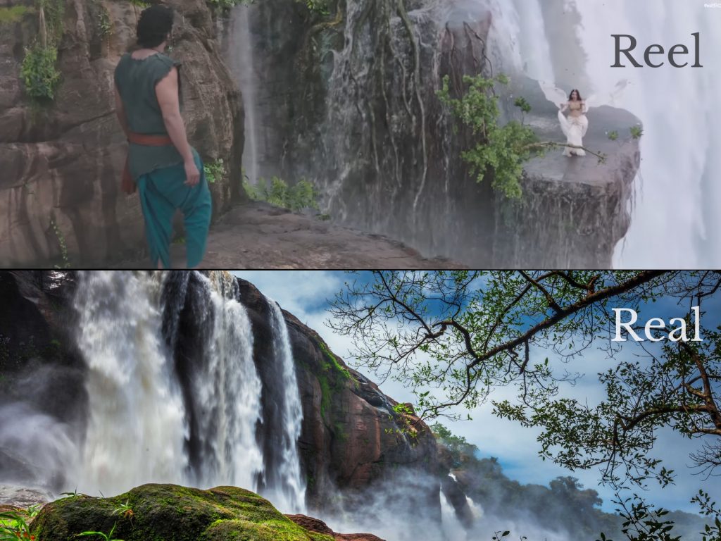 Famous films: Baahubali at Athirapally Waterfalls, Kerala( source: Wikimedia commons)