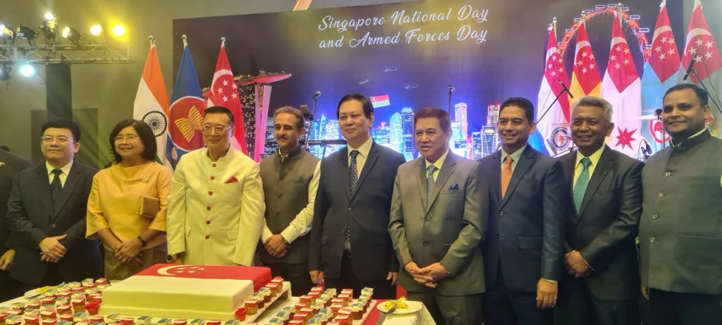 Singapore National Day & Armed Forces Day Celebrations Successfully Conclude in New Delhi