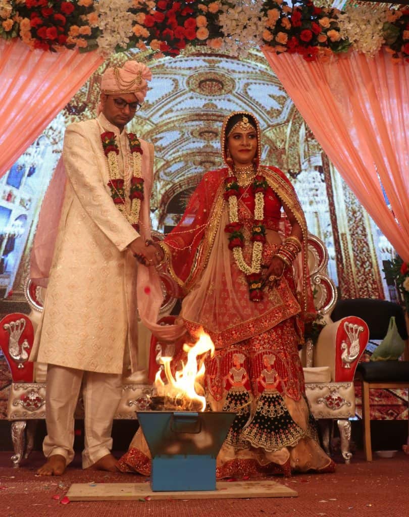 Saptapadi- Uttarakhand Weddings 
Image Credit: Wikimedia Commons