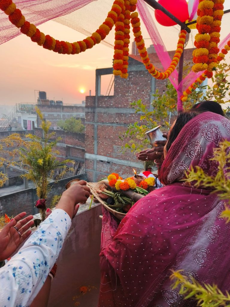 Chhath Puja Usha Aragya - festivals of November