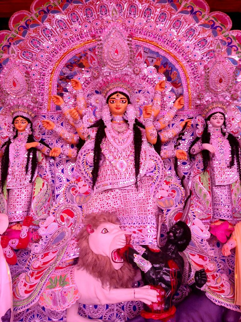 Kashmere gate, Durga Puja celebrations ( source: Kashmere gate puja samiti website )