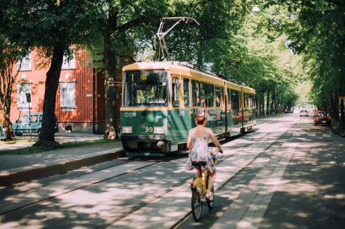 Getting around Helsinki by public transport or bike is easy 
P.C.: Julia Kivelä, Visit Finland