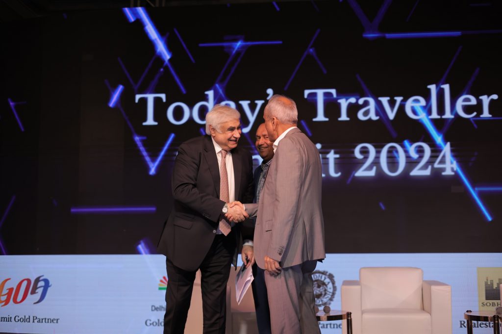 Seizing Opportunities: The Next Big Wave of Investments in Hospitality and Tourism. Rajiv Kaul, Founder of Kaul Advisory, with Snehdeep Aggarwal, Founder and Chairman of Bhartiya Group, and Sanjay Saraf, Chairman of Saraf Group