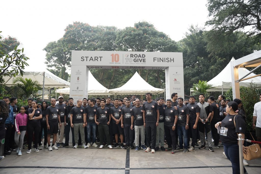 Marriott India Business Council celebrates 10 years of “Road to Give”