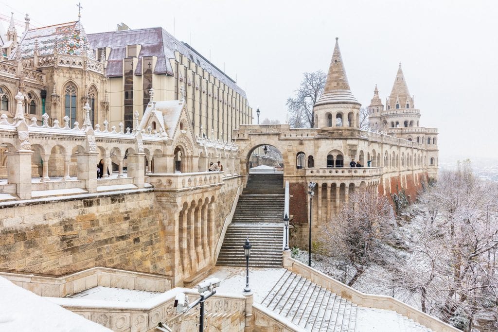 Snow in Budapest - Hungarian Christmas Markets