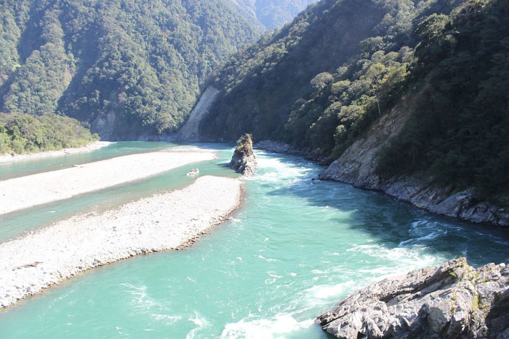 The Lohit river, Arunachal Pradesh - top adventure destinations for 2025 ( source: Wikimedia commons )