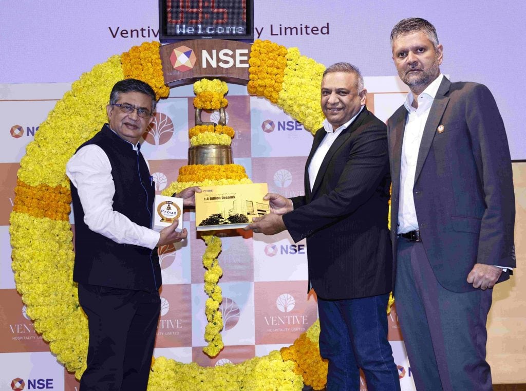 Ventive Hospitality Limited listing ceremony