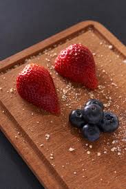 Strawberries, blueberries