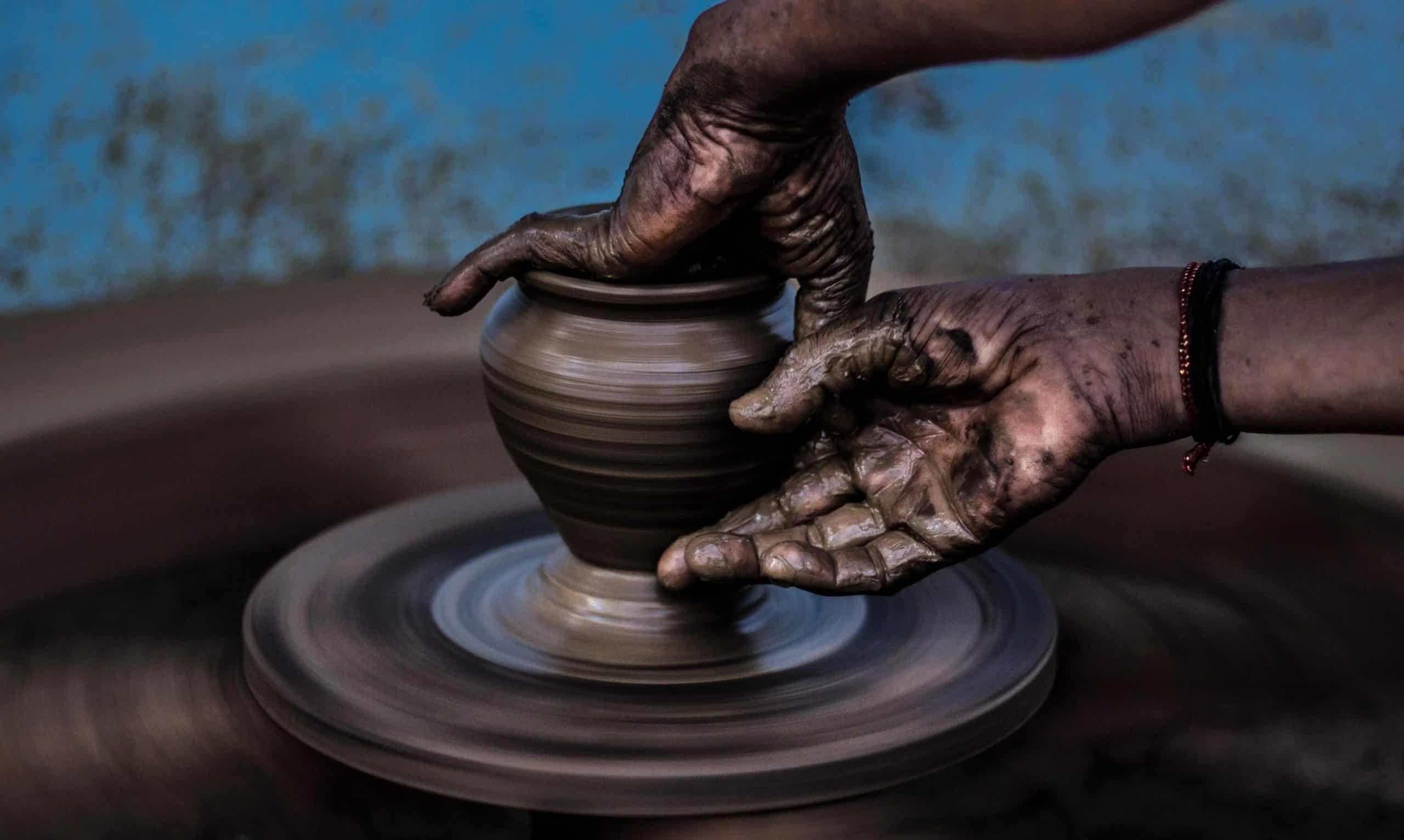 The craft of pottery can be traced back to the start of human history, black pottery