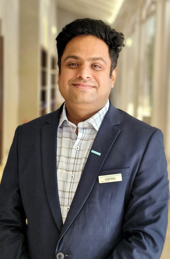 Vishnu P.M, Director of Finance, Le Meridien Kochi