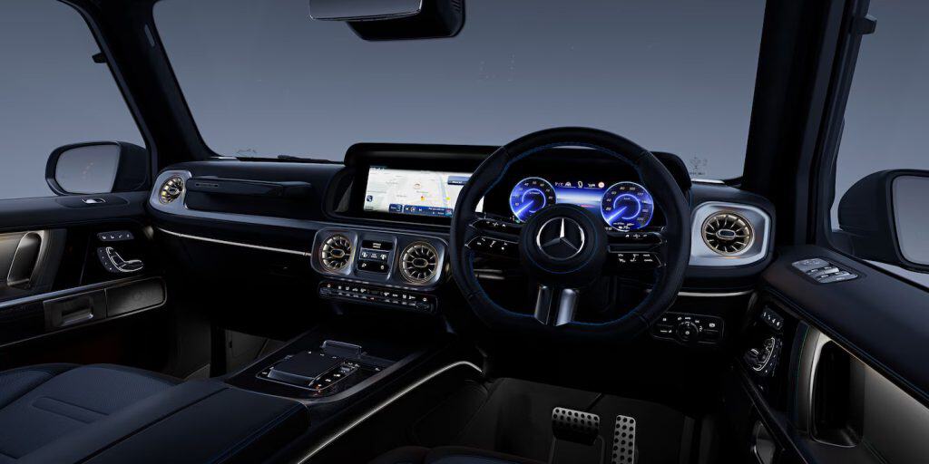 Mercedes-G-580-Electric-Interior Auto Expo 2025