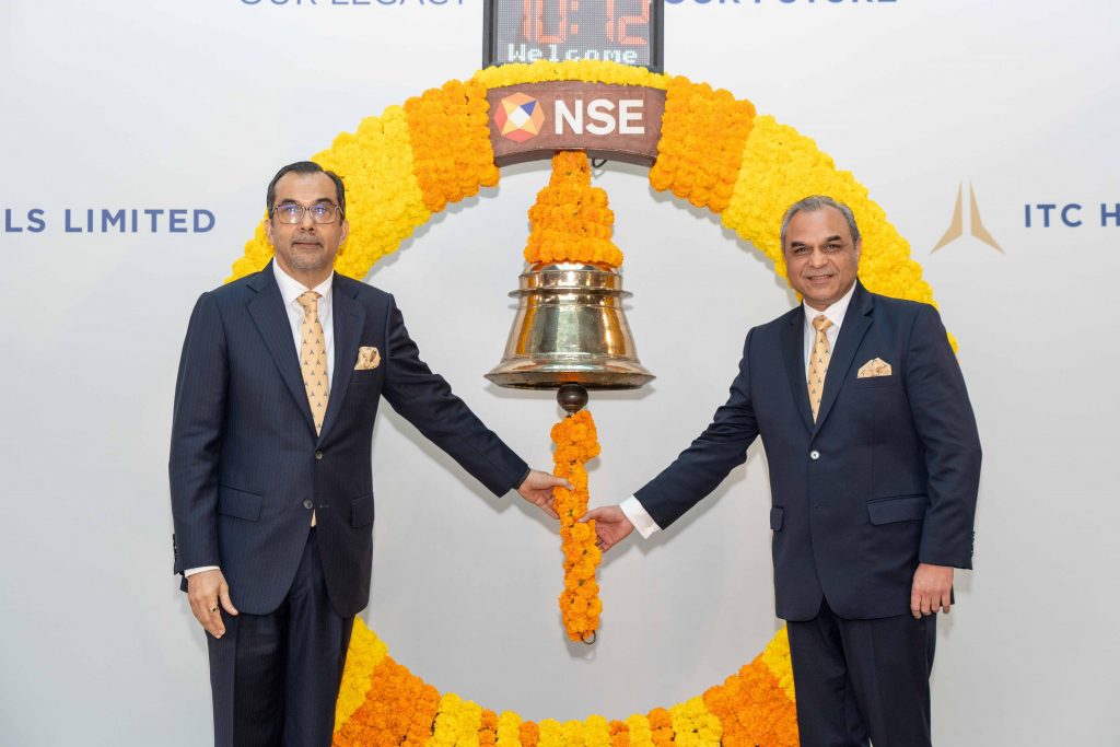 Sanjiv Puri, Chairman of ITC Hotels Ltd., and Anil Chadha, Managing Director, ITC Hotels Ltd