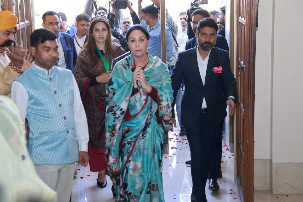 Rajasthan Deputy CM Ms. Diya Kumari at the 55th GST Council Meeting