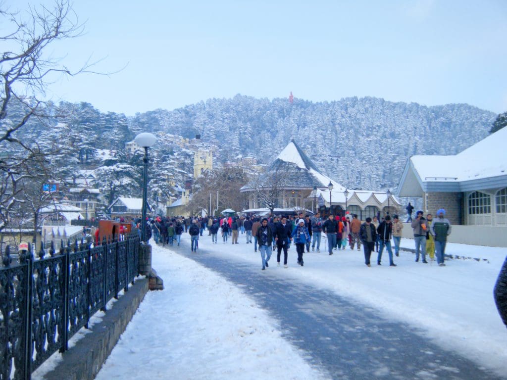 Hill stations in India in winter - The Ridge Shimla