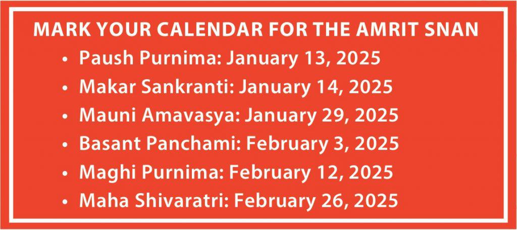 Important dates of Mahakumbh 2025