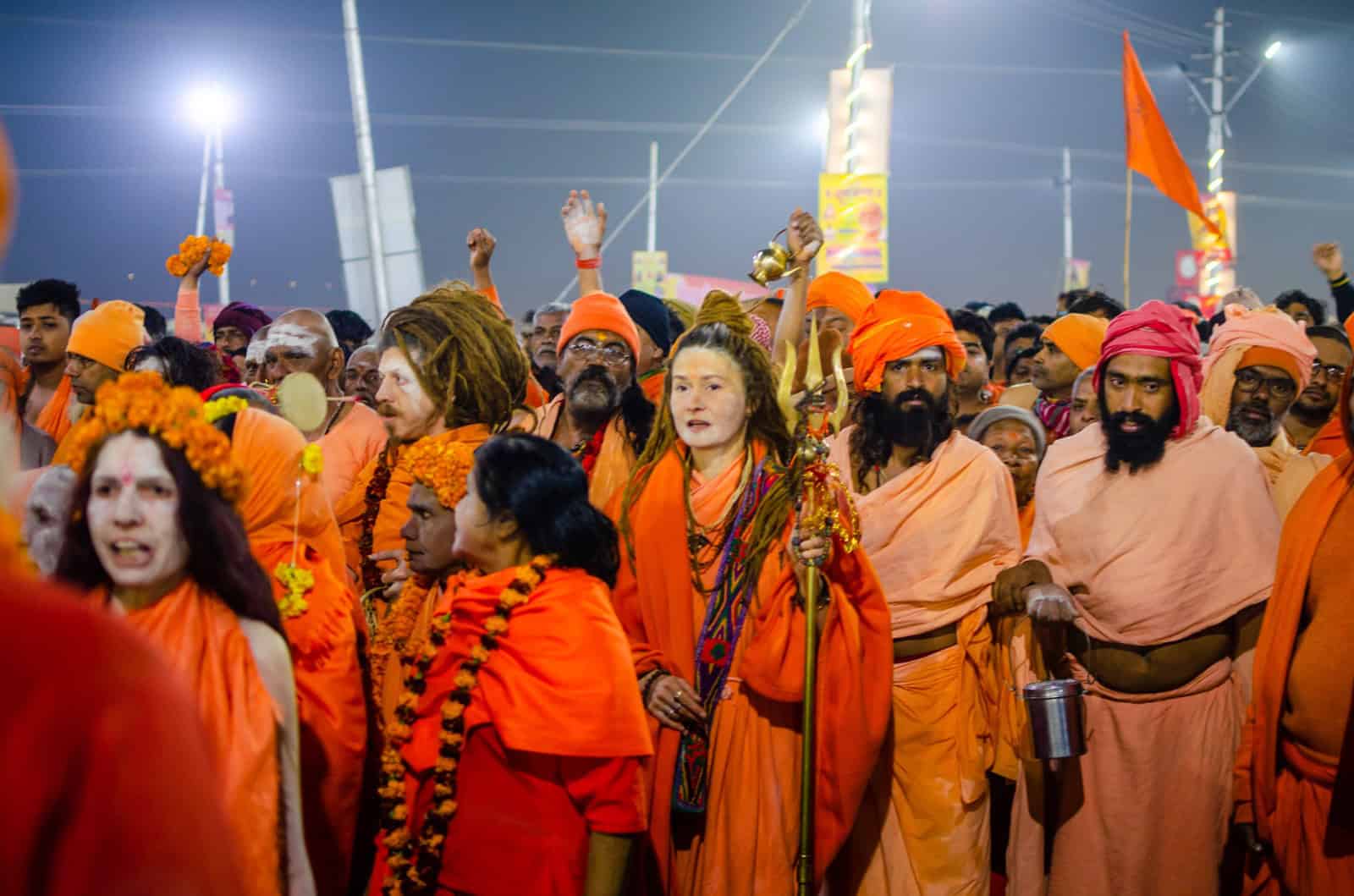 Sadhus at Mahakumbh 2025