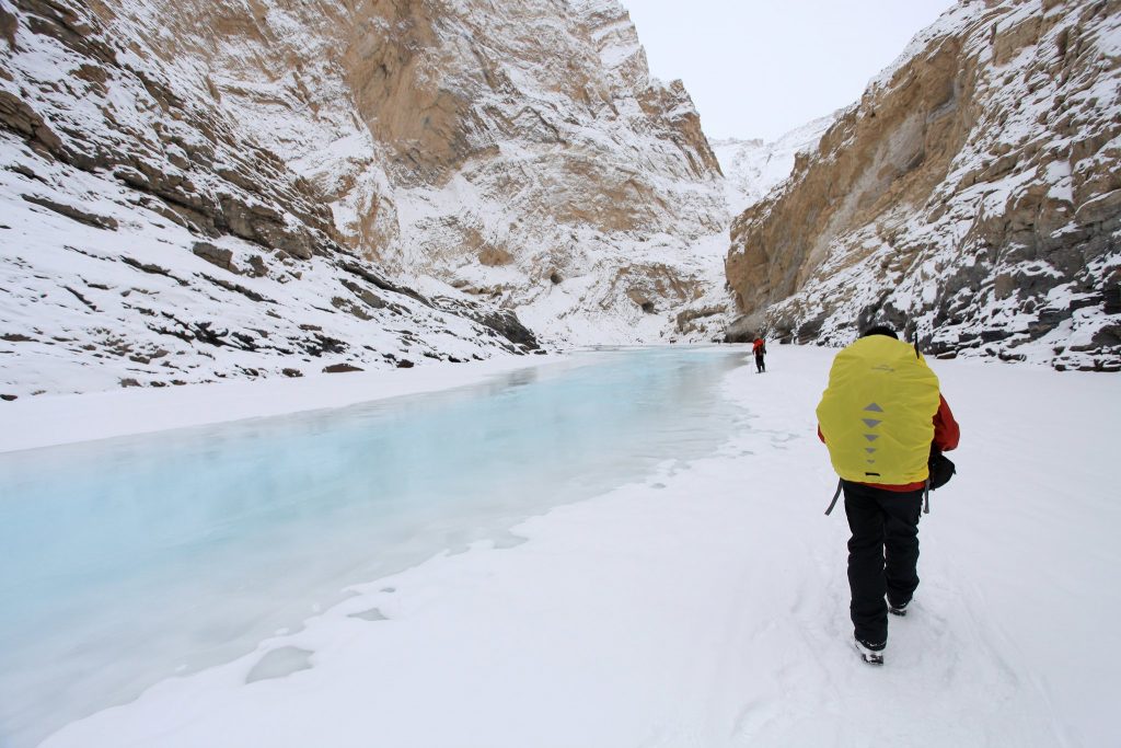 A challenging Trek on the frozen River Zanskar via Wikimedia Commons