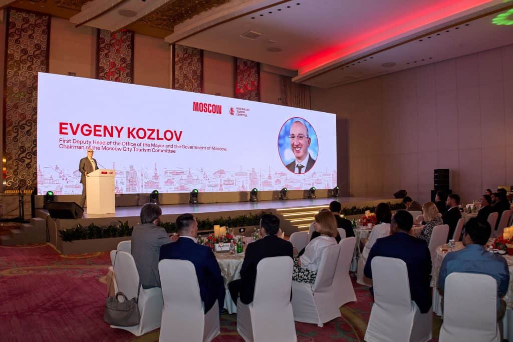 Evgeny Kozlov, First Deputy Head of the Office of the Mayor and the Government of Moscow, and Chairman of the Moscow City Tourism Committee