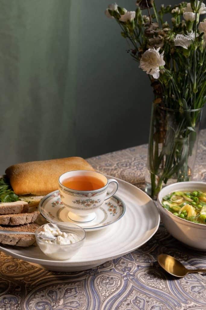 The British made tea their own with scones and sandwiches as part of the tea ritual