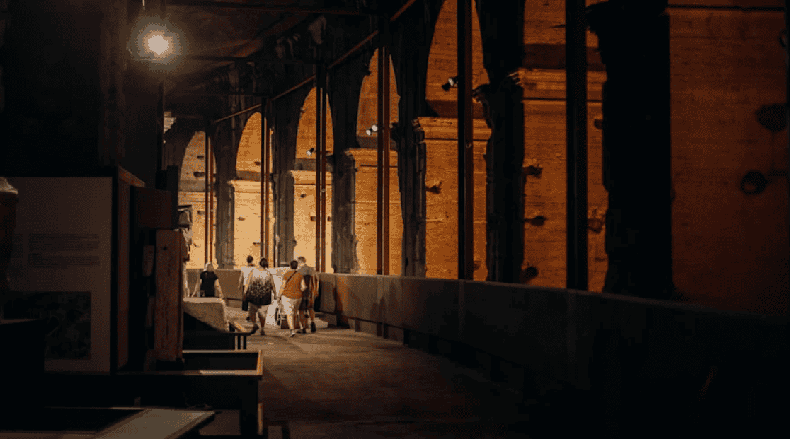 Special nighttime tours at the Colosseum lets visitors wander through the ancient ruins after dark, night tourism