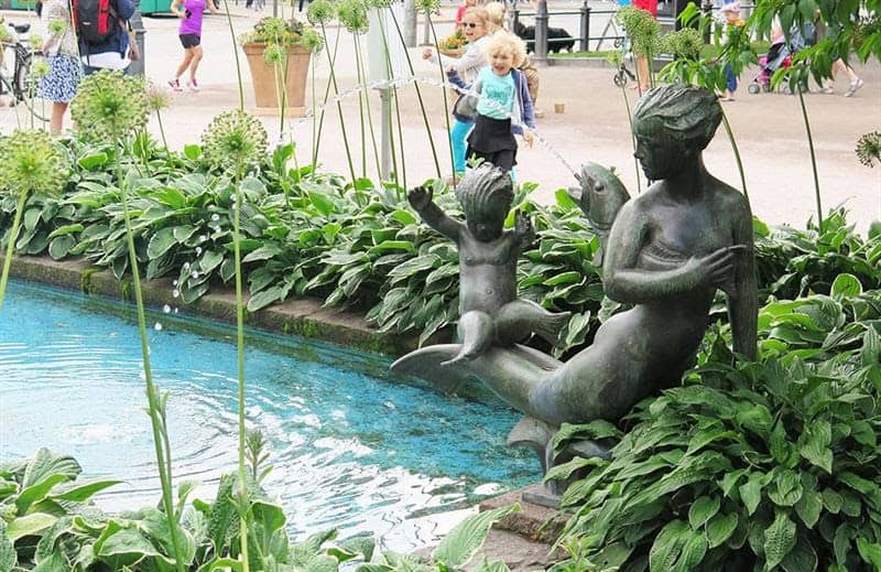 Mermaid Fountain, a sculpture Tove Jansson’s artist-father Viktor Jansson modelled after his daughter