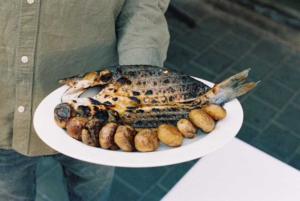 
Restaurants in Tel Aviv: Barbur’s whole fish grilled over an open flame. Image courtesy: Si Fish
